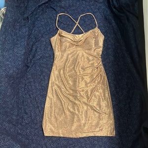 Morgan & Co Junior Charlotte Shimmer Dress
